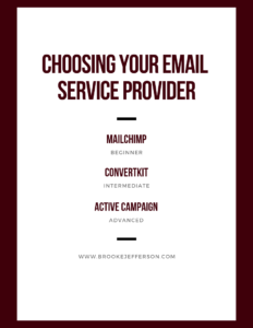 Choosing Your Email Service Provider