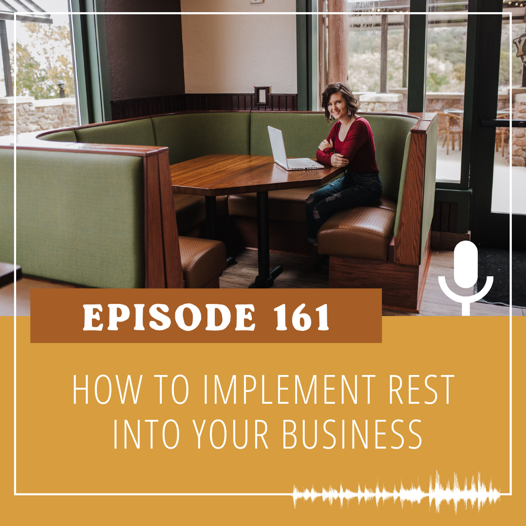 Podcast Episode covering how to implement rest into your photography business