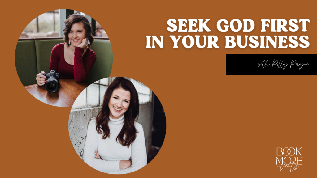 Seek God first in your business