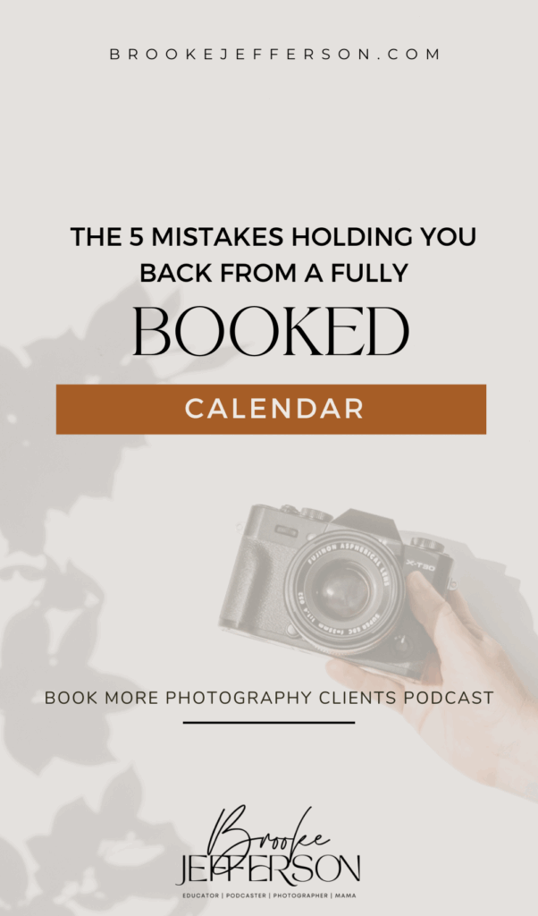 A blog and podcast episode about photography business mistakes